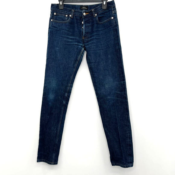 A.P.C. Jeans Apc Petit New Standard Dark Wash Indigo Denim Japan 32